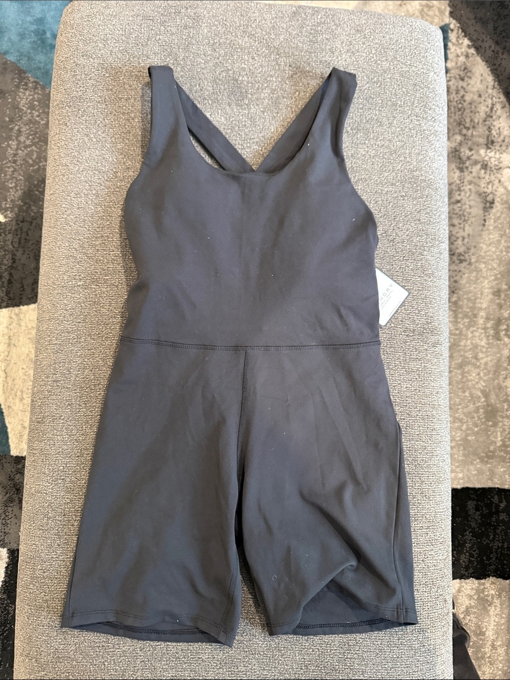 Black Halter Romper Shorts